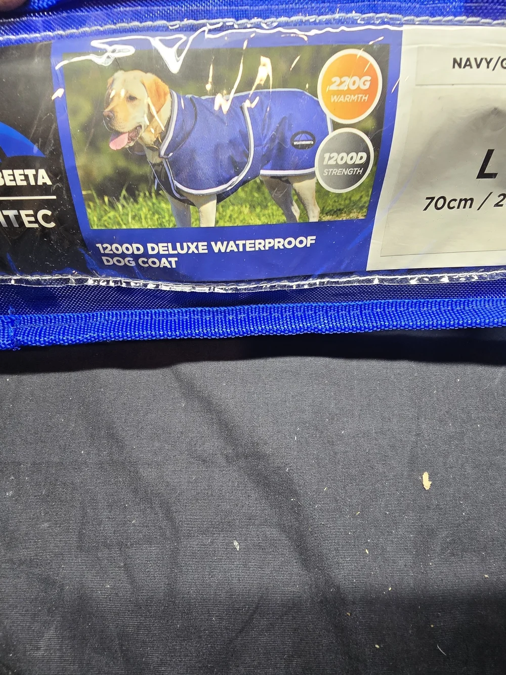 Deluxe Waterproof Dog Coat - Blue